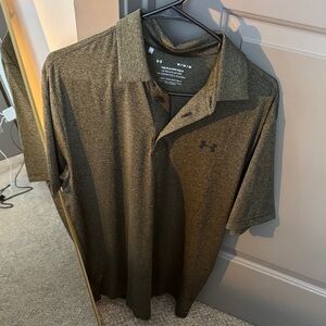 Under Armour Men's Dark Green Polo Shirt